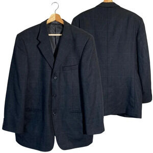 Palo Savino Wool Cashmere Sutton Sport Coat Dinner Jacket Blazer Men's 42R Gray